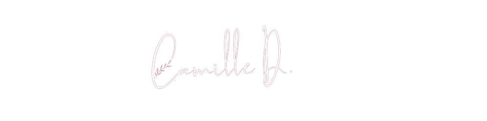 Portfolio Camille Deschamps